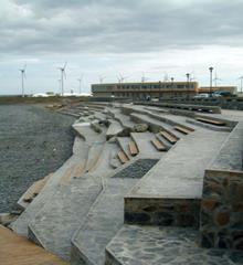 Beach Access and terracing area in Pozo Izquierdo